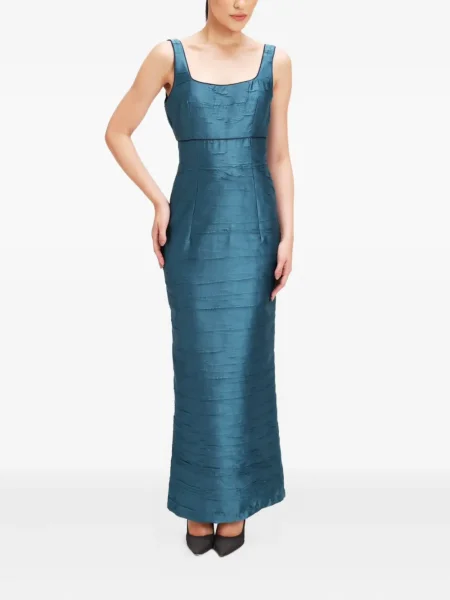 Rochie maxi Baruni de costum albastru