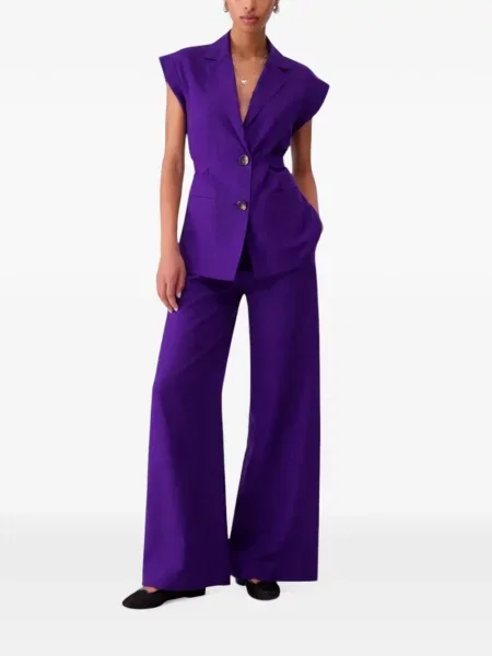 Pantaloni Liu Jo cu cordon violet