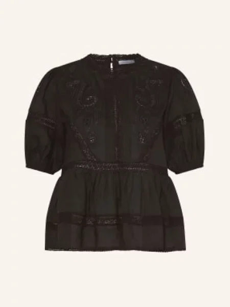 Halenka Mrs & Hugs s dírami černá