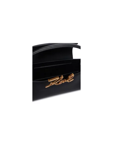 Karl Lagerfeld Ručna torbica Signature' crna