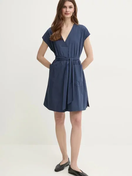 Сукня Weekend Max Mara mini розкльошена синій