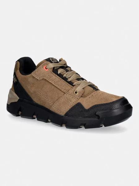 CAT Footwear GAUGE sneakers pentru bărbați din piele întoarsă maro