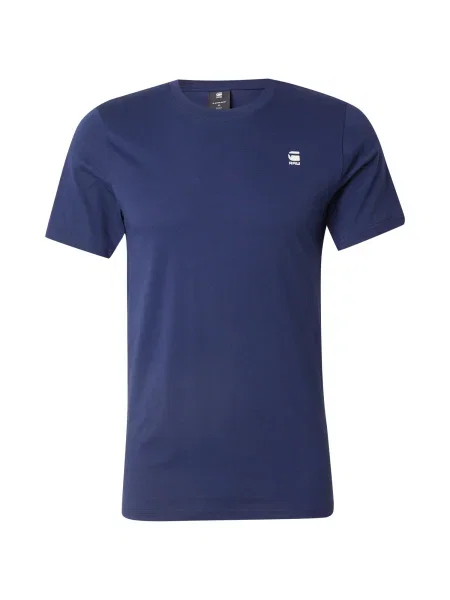 G-STAR Tricou Graw bleumarin alb