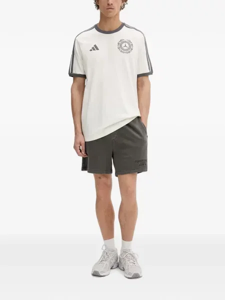 Tricou Adidas cu imagine plasă cu dungi negru
