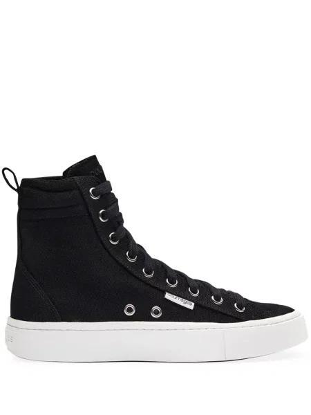 Sneakerși Courreges din canvas negru