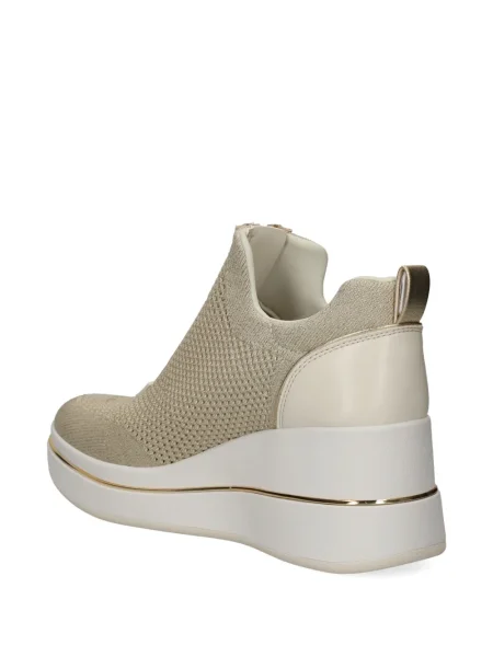 Sneakerși Michael Michael Kors cu cataramă cu platformă maro