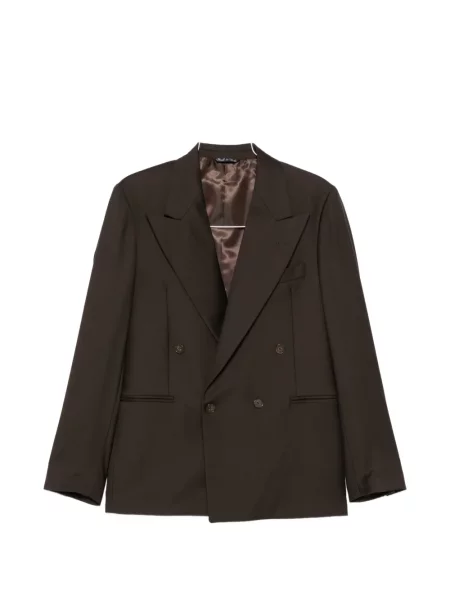 Costum Epoca cu două rânduri de nasturi maro