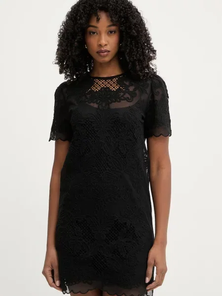 Twinset rochie cu negru