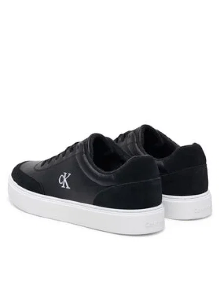 Sneakersy Calvin Klein Classic Cups Oxf Tmb Lth-Su Tc čierna