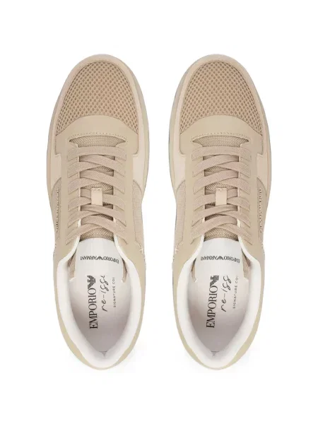 Маратонки Emporio Armani с връзки с дантела