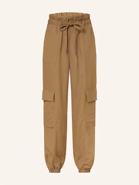 Mrs & Hugs Nákladní Kalhoty S Popruhy khaki