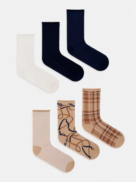 Lauren Ralph Lauren ponožky s viskózou béžové