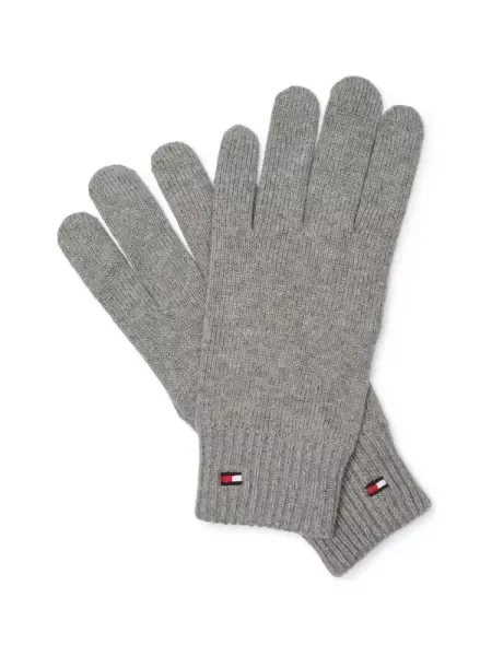 Tommy Hilfiger Mănuși Essential cu adaos de cașmir gri