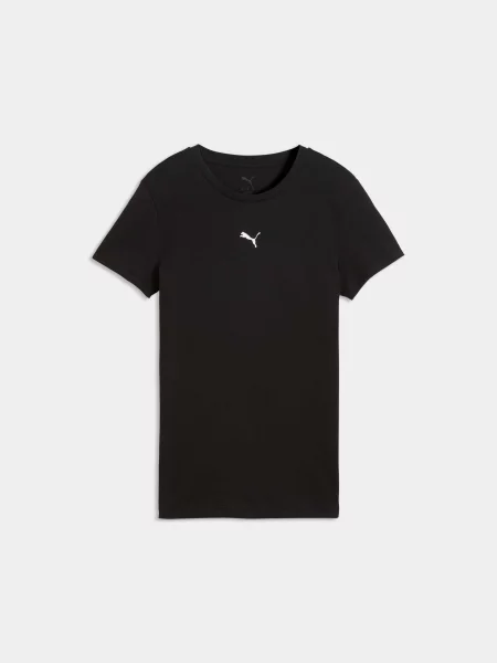 Футболка PUMA Ess Cat Logo Tee комбінований верх чорний
