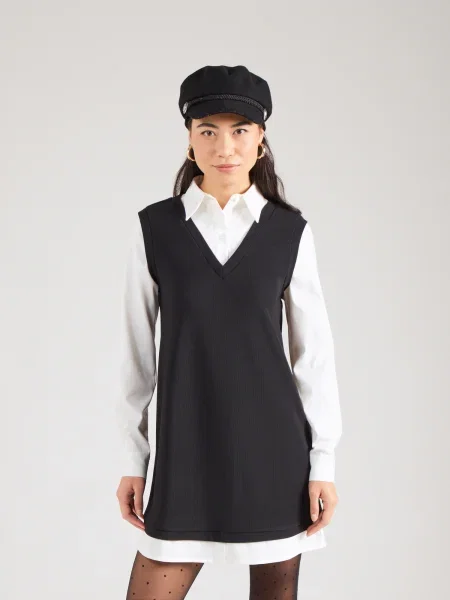 ABOUT YOU Rochie Antonietta negru alb
