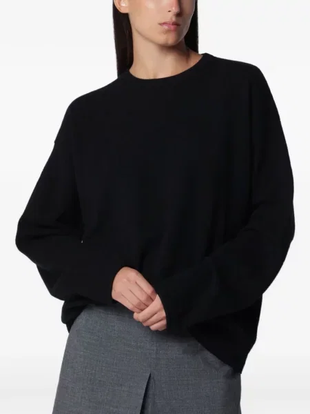Pulover Extreme Cashmere din cașmir negru