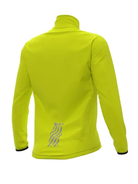 Kurtka rowerowa Alé Cycling Klimatik Guscio Racing żółta