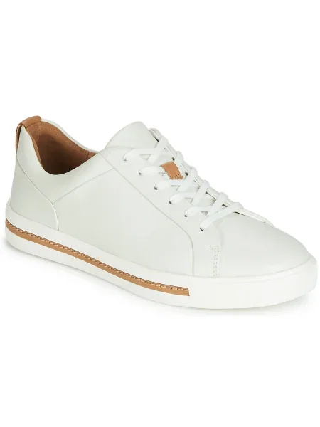 Čipkované tenisky Clarks biela