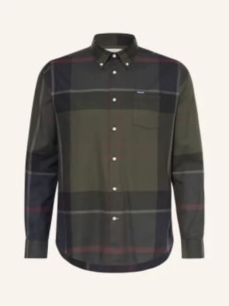 Barbour Koszula Dunoon Tailored Fit gruen granatowa