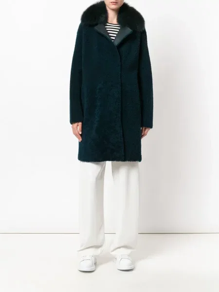 Gulerat palton Guy Laroche albastru