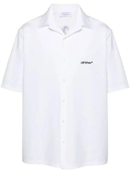 Marškiniai Off-white poplinas balta