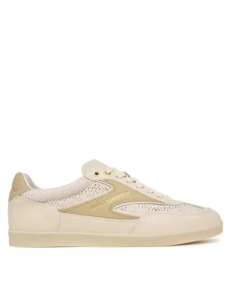 KARL LAGERFELD Sneakersy Kandidate beżowy
