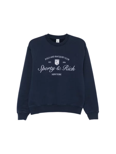 Bluza Sporty And Rich niebieska