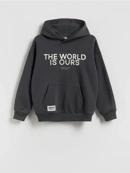 Reserved Hanorac gri-închis gri