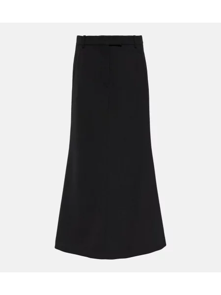 Maksi spódnica maxi Acne Studios wełniana czarna