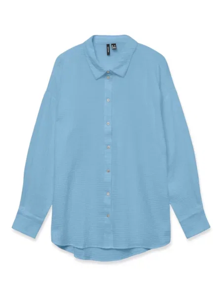 VERO MODA Bluză VMNATALI NIA deschis albastru