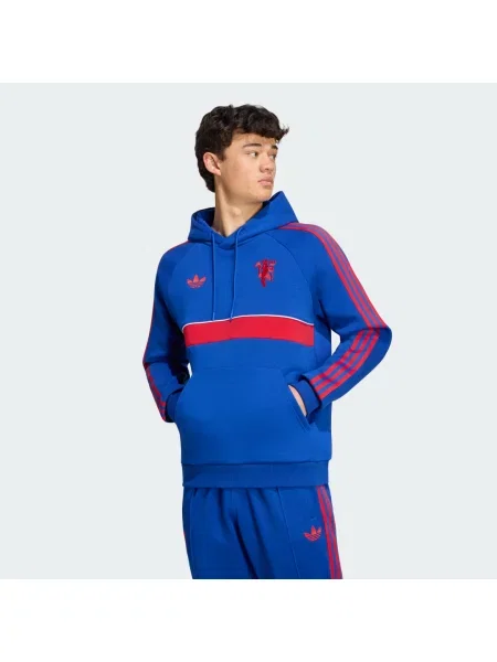 Bluza z kapturem Manchester United Originals niebieska