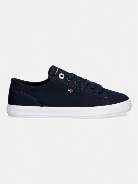 Sneakerși Tommy Hilfiger din canvas