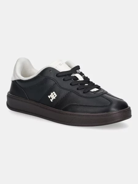 Tommy Hilfiger Sneakers Heritage Shiny negru