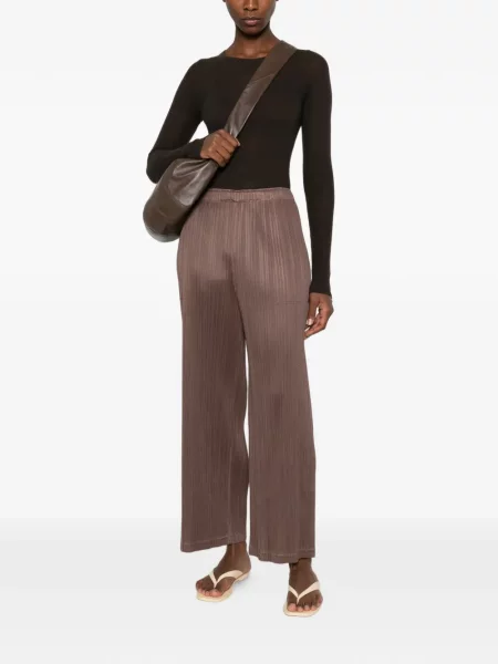 Pantaloni Pleats Please Issey Miyake maro
