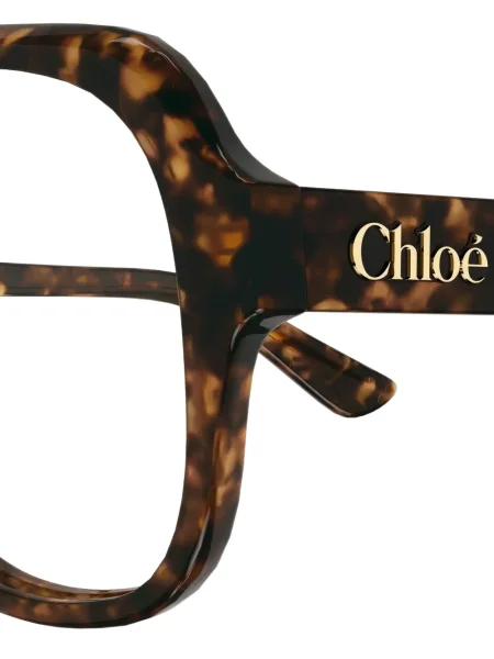 Napszemüveg Chloé Eyewear autogrammal barna