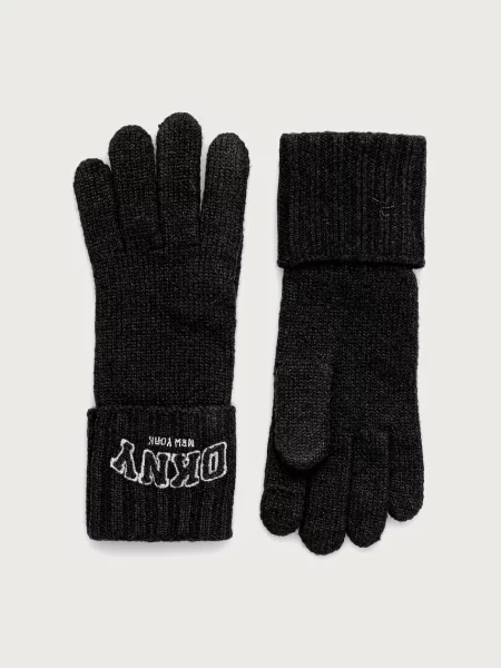 DKNY rukavice dámske čierna