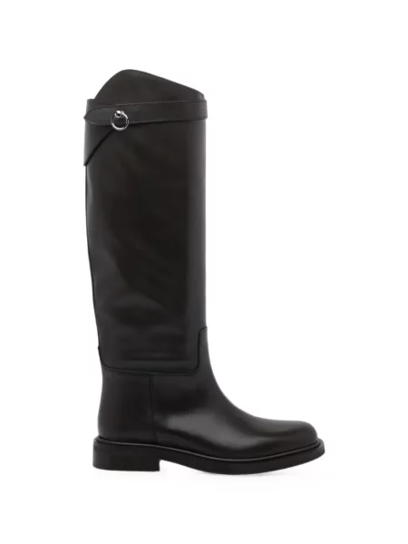 Botine Poeve cu cataramă maro