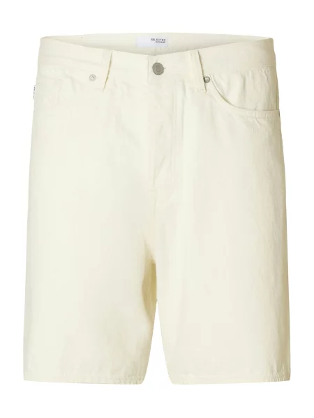 SELECTED Kalhoty SLHREG ALEX' bílá