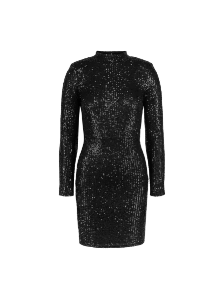Sukienka Envelope 1976 z cekinami czarna