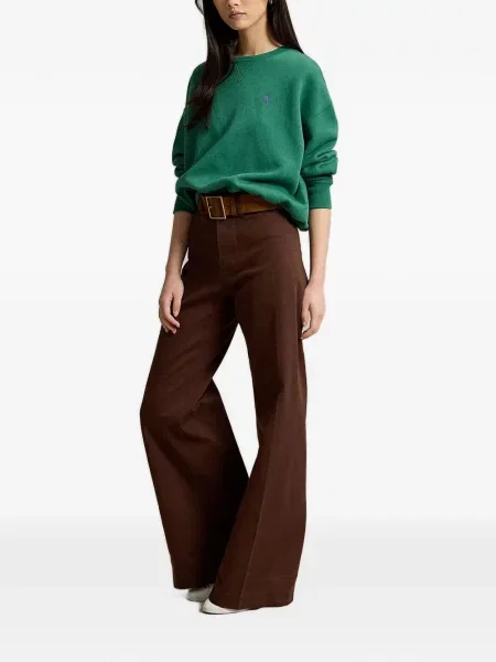 Hanorac Polo Ralph Lauren cu autograf verde