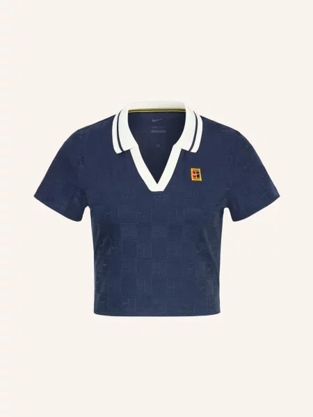 Nike Funkční Polokošile Court Collection tmavě modrá