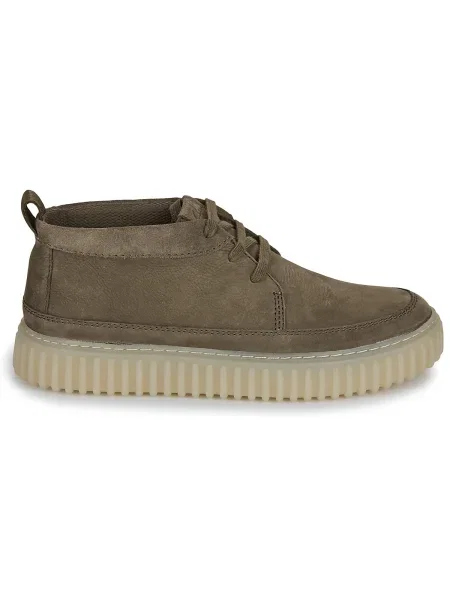 Šnurovacie tenisky Clarks khaki