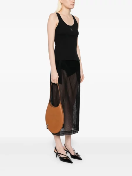 Geantă Tory Burch maro