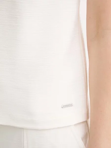 Pántos blúz Calvin Klein bézs