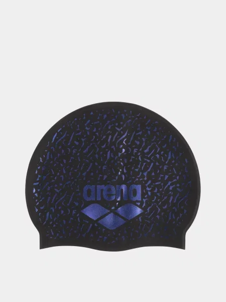 Arena Шапочка для плавання Унісекс Силікон чорний