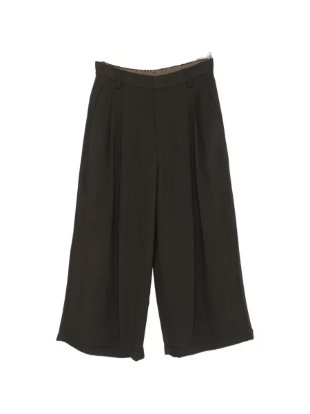 Pantaloni palazzo Ziggy Chen verde