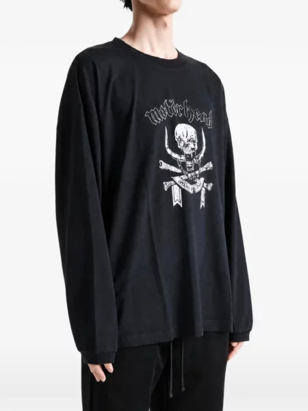 Lung tricou Vetements negru