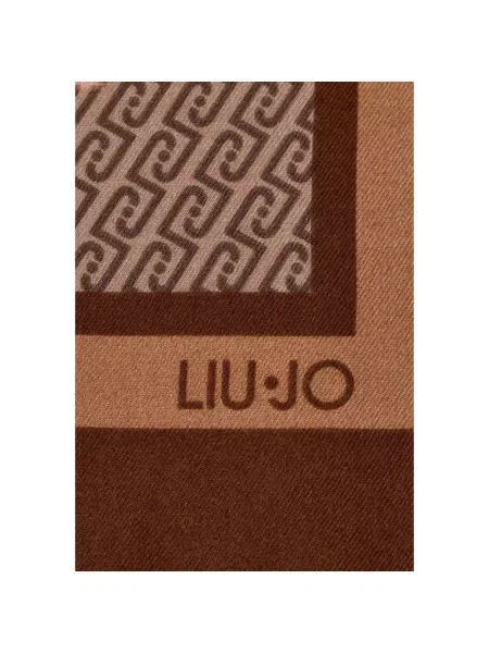 Liu Jo Fular pielii / bej deschis / brocart / închis maro