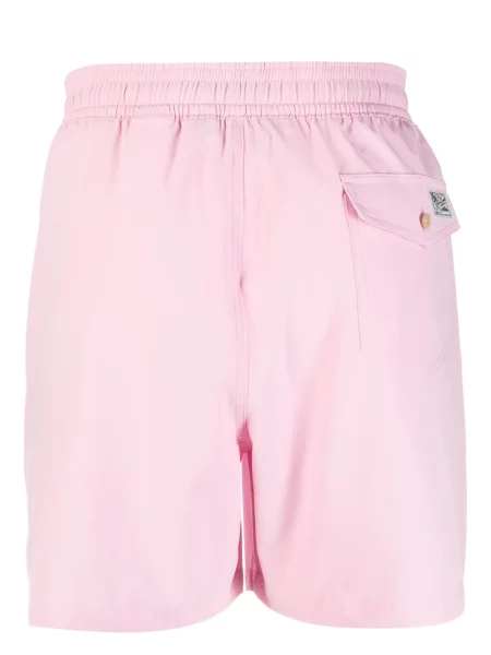 Tricou Polo Ralph Lauren de catifea cord cu dungi roz