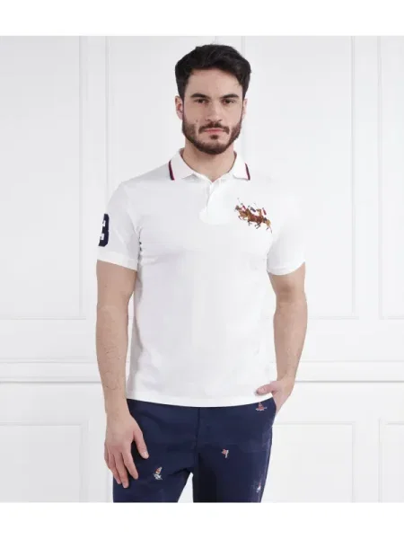 POLO RALPH LAUREN Polo | Custom slim fit alb